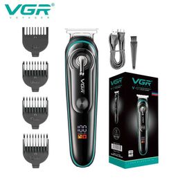 Hair Trimmer VGR hair clipper adjustable electric professional V-075 Q240427