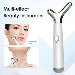 Portable Y-shaped Facial Slimming Device Electric V Face Lifting Massager Vibration Massage Skin Tighten Anti Wrinkle Eye Beauty