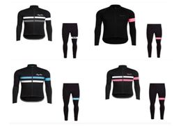 Pro Team RAPHA 2020 SpringAutumn Men Cycling Jersey Set Breathable Racing Bike Sports Wear Long sleeve MTB Bicycle Clothing7576544