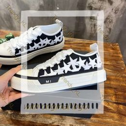 Designer TOP Stars Court Sneakers High Quality Amirir Shoes Ma1 Court Hi Sneaker Men Sky Top Low Sneakers Leather Canvas Shoes High Top Shoes Size 39-46 859