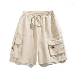 Women's Shorts Xpqbb Summer Cargo Women Harajuku Streetwear Bf Y2K Wide Leg Female High Waist Multi Pockets Sports Short Pants