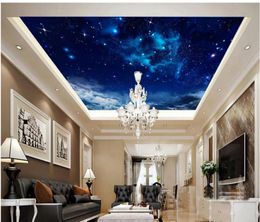 fashion decor home decoration for bedroom Sky zenith fresco background wall 3d ceiling murals wallpaper3613781