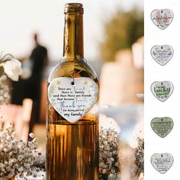 Christmas Decorations Friendship Heart Gifts Warming Gratitude Pendants For Sisters Friends And Family Crystal Party