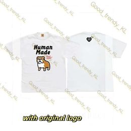 Human Made T S Designer Trendy Brand Human Made Men T-ss Loose Fitting Short Sleeved T-S Sulphur Duck Cute Anima Letter Cotton T S Human Make T 320