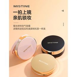 Mistine Air Cushion BB Cream Hydration Moisturing Oil-control Concealer Long-lasting CC Cream Waterproof Makeup Foundation 240410