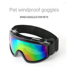 Dog Apparel Sunglasses Goggles Nylon Webbing UV Protection Wind Dust Fog Pet Glasses Eye Wear With Adjustable Strap For Medium Or Large