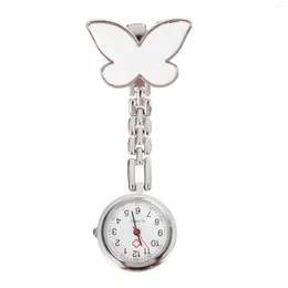 Pocket Watches Butterflies For Nurses Watch Beautiful Badge Women