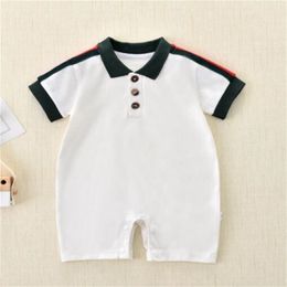 Summer Baby Rompers Designers Clothes Newborn Infant Romper Short Sleeve Cotton Pyjamas Toddler Girl Boy Jumpsuits