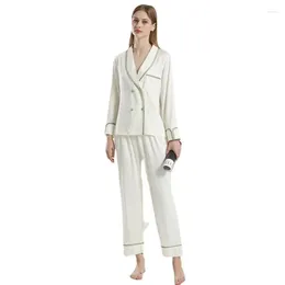 Women's Sleepwear Women Long Sleeve Pyjamas For Girl Nightwear Ladies Pyjamas Home Silk Loungewear Pyjama Sets Satin