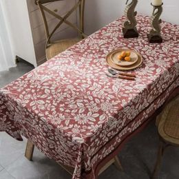 Table Cloth Rectangular Tablecloths For Dining Country House Decorations Wedding Kitchen Colour Linen