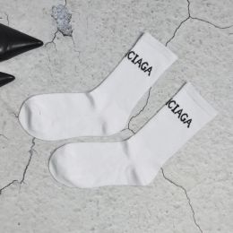 2024 Designer Colour letter socks Fashion Novelty Harajuku lettering Socks Men Women Cotton Skateboard Street Casual Sock