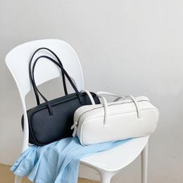 Bag Middle Shoulder High Quality PU Leather Soft Korean Designer Female Handbags Ladies Zipper Pillow Whole Sale