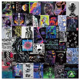 Tattoo Transfer 10/20/40PCS Psychedelic Acid Graphic Art Graffiti Stickers Aesthetic Skateboard Phone Laptop Guitar Car Cool Kids Sticker Toys 240427