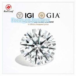 Redleaf Loose Gemstone Diamond IGI GIA 1CT 2 CT 3CT 4CT 5CT Lab Diamond Wholesale CVD HPHT Lab Grown Diamond