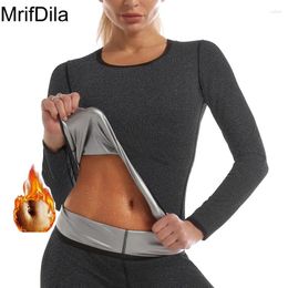 Women's Shapers MrifDila Sauna Sweat Tops For Women High-Performance Compression T-Shirt Special Design Of Outer Stiches Gym Athletic