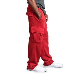 Men's Pants Mens casual tight fitting jumpsuit loose sportswear jogger sweatshirt freight jumpsuit mens plus size S-4XLL2403