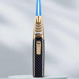 New Style Powerful Torch Lighter Refill Butane Without Gas Windproof Lighter with Safety Lock