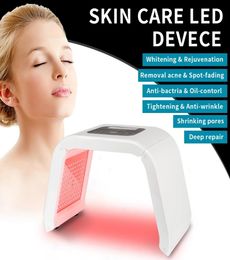 7 Color OMEGA Light led Pon Therapy Machine Facial Mask led Light For Skin Rejuvenation Acne Remover salon SPA Device6247519