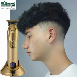 Hair Trimmer 2023 T9 USB Barber Professional Electric Bar Q240427