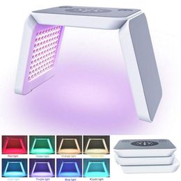7 Colours led blue red light acne treatment pon machine pdt led light therapy lamp for facial1297343