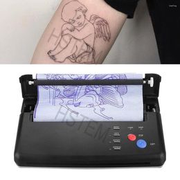 Tattoo Stencil Maker Transfer Machine Flash Thermal Copier A4 Printer Impresora De Tatuajes Add 10pcs Paper EU/US Plug