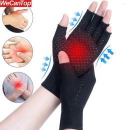 Wrist Support 1Pair Anti Arthritis Health Compression Therapy Gloves Rheumatoid Hand Pain Rest Sports Glove For Women Men Carpal Tunnel