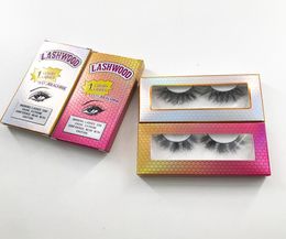 25mm 3D Mink Eyelashes Customize Lashwood Lash Packaing 100 Real Mink Full Strip Lashes with Lashwoods Case2807123