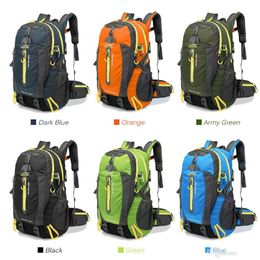 40L Waterproof Tactical Backpack Hiking Bag Cycling Climbing Backpack Laptop Rucksack Travel Outdoor Bags Men Women Sports Bag223I