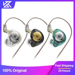 Earphones KZ EDX Pro Earphones Dynamic In Ear Monitor HiFi Wired Headphones Bass Stereo Game Music Earplugs Noice Cancelling Headset