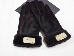 Fashion Women Gloves for Winter and Autumn Cashmere Mittens Glove with Lovely Fur Ball Outdoor sport warm Winters Glovess 20232865355