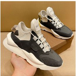 Designer Casual Ddgubv Shoes Springsummer Season Y3 Dad Shoes Signature Style Mens and Womens Same Style Genuine Leather Black Warrior New Sports Fashion Brand Mens