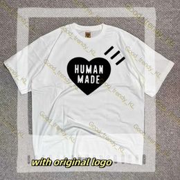 Designer Human Made T Shirt Men's T-shirts 2024ss Human Made T Shirt Men Women 1 1 High Quality Heart Print Oversized Hip-hop Human Make T Shirt 931