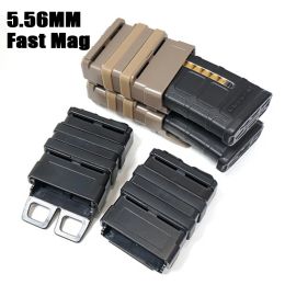 Holsters Tactical M4 5.56 FastMag Molle Pouch Airsoft Military Fast Mag Holder Rifle Pistol Magazine Dump Pouch Hunting Accessories