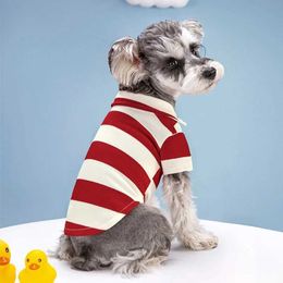 2C6A Dog Apparel XS-4XL Dog T-Shirts Thin Breathable Summer Dog Clothes for Small Large Dogs Puppy Pet Cat Vest Polo Shirt Chihuahua Yorkies d240426