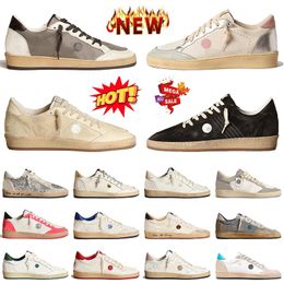 Top Low OG Original Ggdg Ball Star Golden Goode Designer Casual Shoes Luxury Italy Brand Handmade Suede Trainers Womens Platform Vintage Leather Silver Red Sneakers