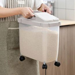 Storage Bottles Rice Bin Cereal Containers Dispenser Kitchen Organization Food Preservation Box