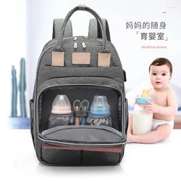 Backpack Nappy Bag Mummy Large Capacity Mom Baby Multi-function Waterproof Outdoor Travel Diaper Bags For Care