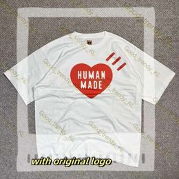 Designer Human Made T Shirt Men's T-shirts 2024ss Human Made T Shirt Men Women 1 1 High Quality Heart Print Oversized Hip-hop Human Make T Shirt 300