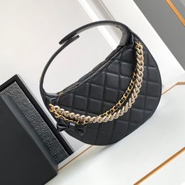 Clutch Bags Chain bag Hobos Calfskin 10A Mirror 1:1 quality Designer Handbags Luxury bags Fashion bag Mini Purse for women 18cm With Gift box set WC410