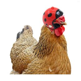 Dog Apparel Creative Chicken Helmets Funny Pet Cute Hen Hat Bird Headgear Parrot Small Chick For Dogs Ear Protector