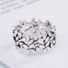 Cluster Rings Boho Vintage Leaf For Women Wedding Band Men Finger 2024 Female Bohemian Jewelry Gift