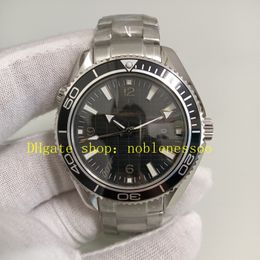 Real Picture Mens Automatic Watch Men Black Dial Ceramic Bezel 600m Limited Edition 007 Steel Bracelet Mechanical Transparent Back Asia 8500 Movement Watches