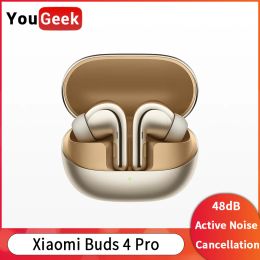 Earphones Xiaomi Mi Buds 4 Pro TWS Earphone Bluetooth 48dB Active Noise Cancelling Wireless Headphone HiFi Sound 38 Hour Battery Life IP54