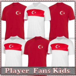 2024 2025 Turkiye Soccer Jersey football shirt Euro Cup 24 Turkey National Team Home Away white red DEMIRAL Kokcu YILDIZ ENES calhanoglu quality Football top Kit