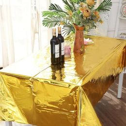 Table Cloth 10 Pcs Fashion Party Cloths Waterproof Laser Tablecloths Supplies Beautiful Oil Resistant Tables