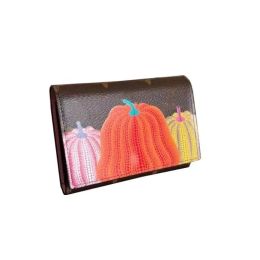 Women Luxurys Designers Short Wallets Pink lining Handbag Bag Ladies Travel Wallet Coin Purse 12cm With Original Box card holder