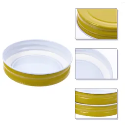 Dinnerware Regular Mouth Metal Wide Mason Jars Canning Lids Proof Leak Reusable Cover Leakproof Tinplaste