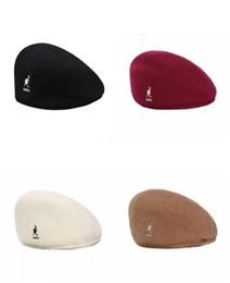 Kangol Beret Men'S Spring And Summer Kangol Beret Cap Hat All-Match Middle-Aged And Forward Elderly Hat Solid Color Women'#1113599926