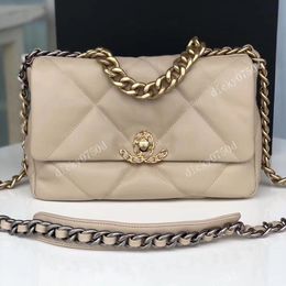 Tote Bag Designer Shoulder Bag falp CC 19 quilted wallet purse Women Handbags Leather Crossbody Beige chain Clutch flap Hobos Wallet Luxury pouch Envelope bag