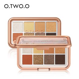 Shadow O.TWO.O Eyeshadow Palette 8 Colors Matte Highlighter Eye Shadow Glitter Shiny Pearly Brightening Makeup Shadows for Eyes